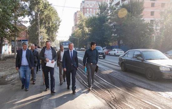 Серей Горбань совершил объезд дорог, на которых в данный момент проходит капитальный ремонт